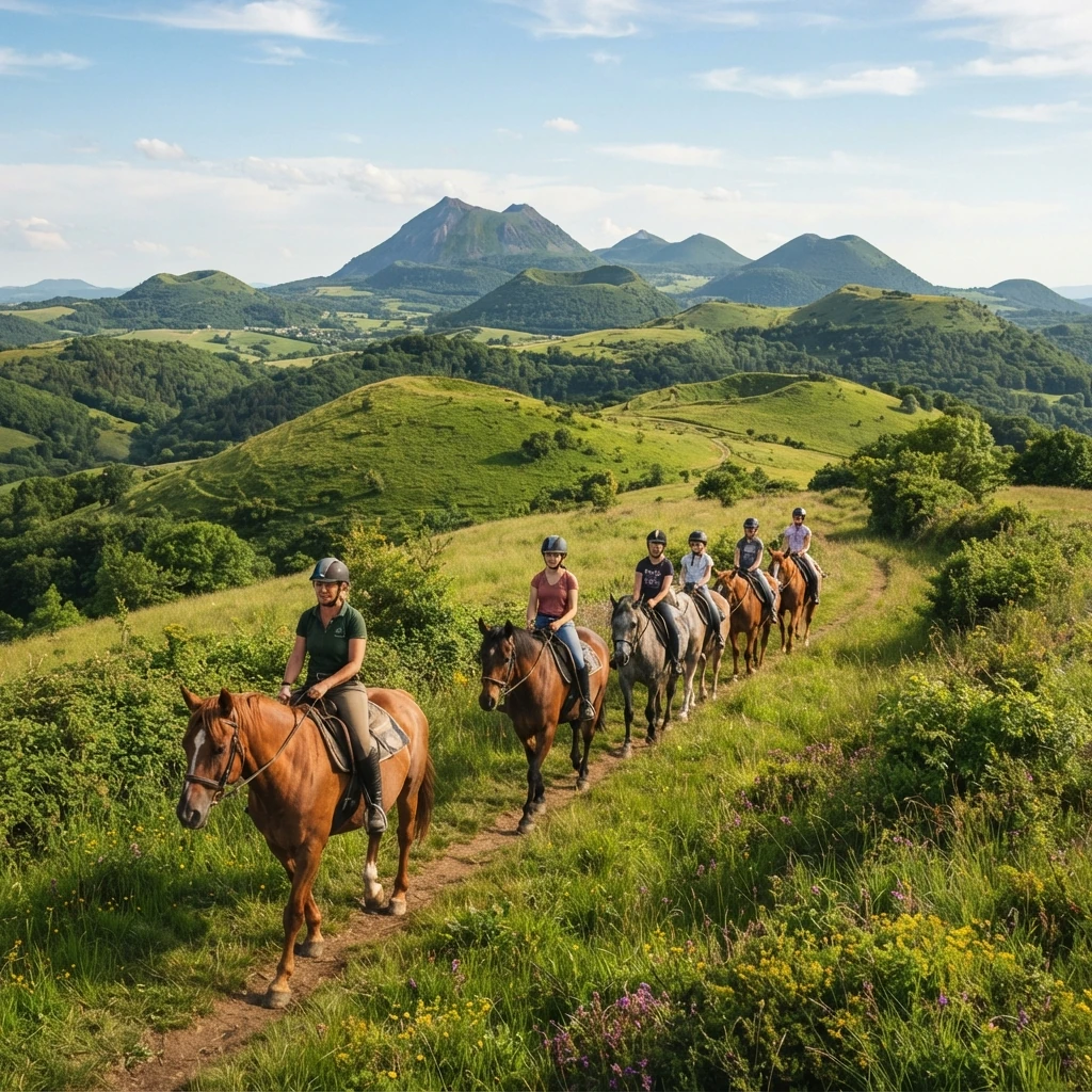 Balade à cheval dans les Volcans d'Auvergne, 18